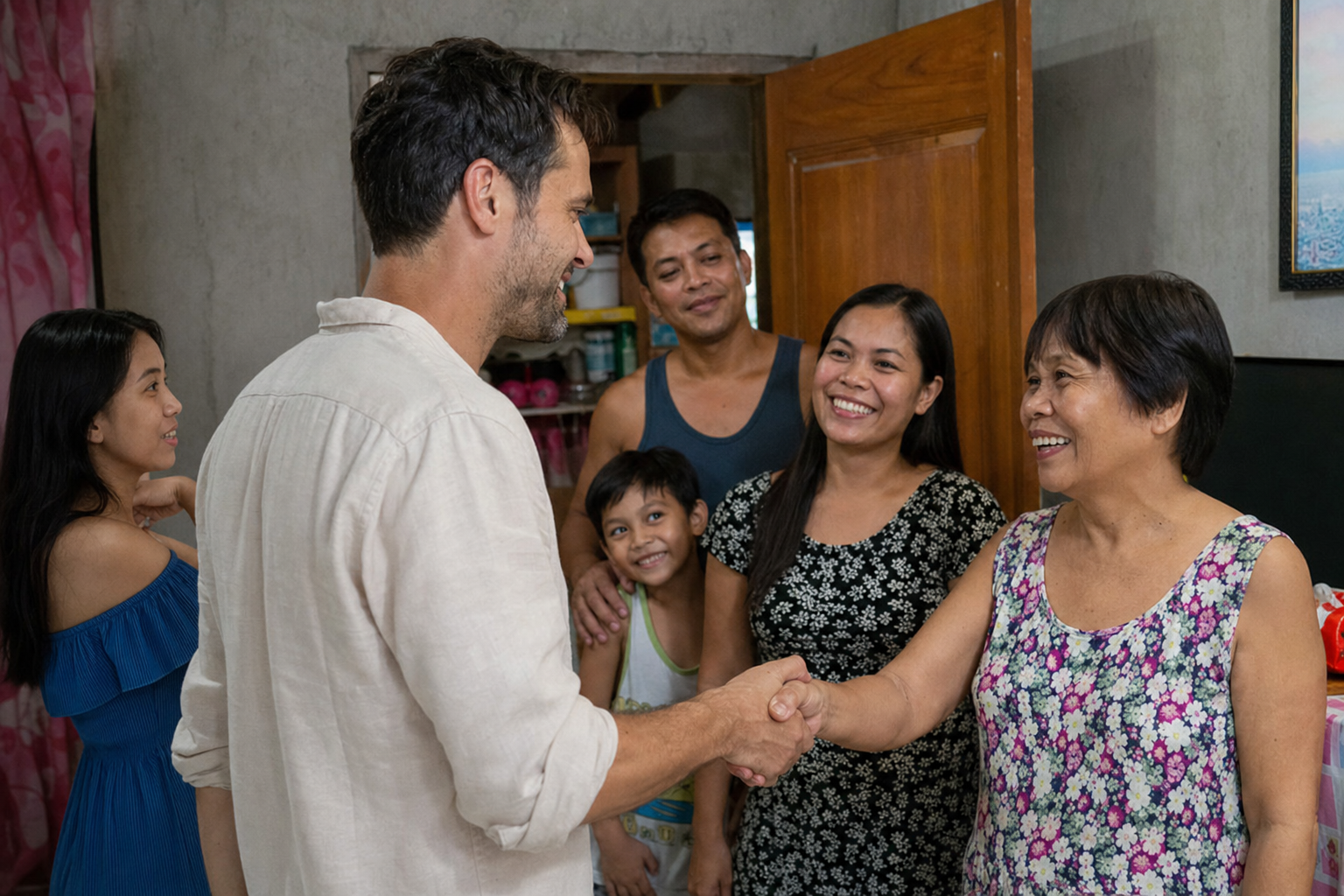 Meeting Roses Family