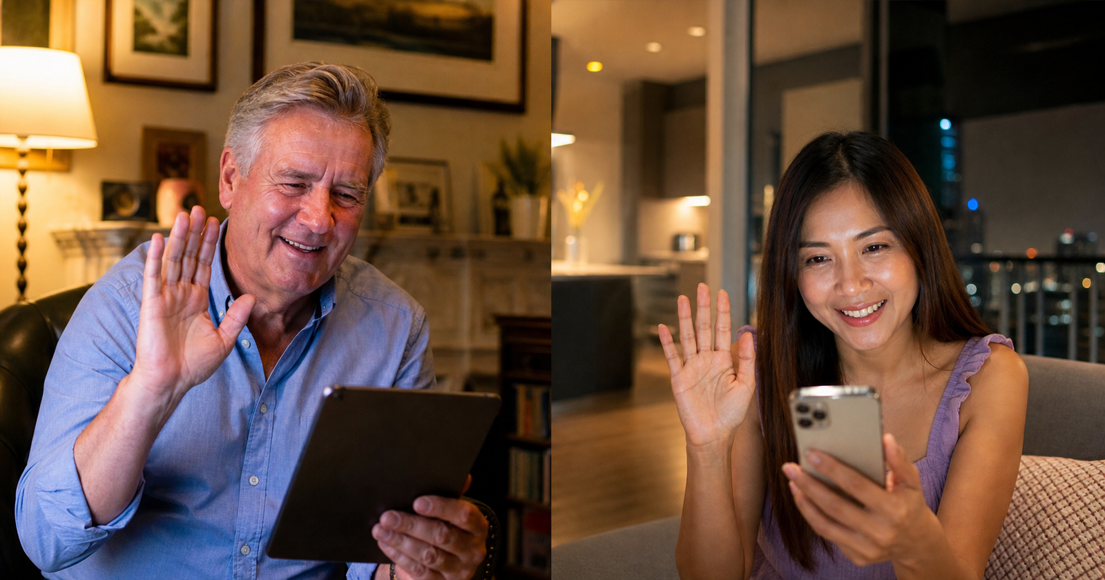 Messaging and Video Calls With a Thai Girl