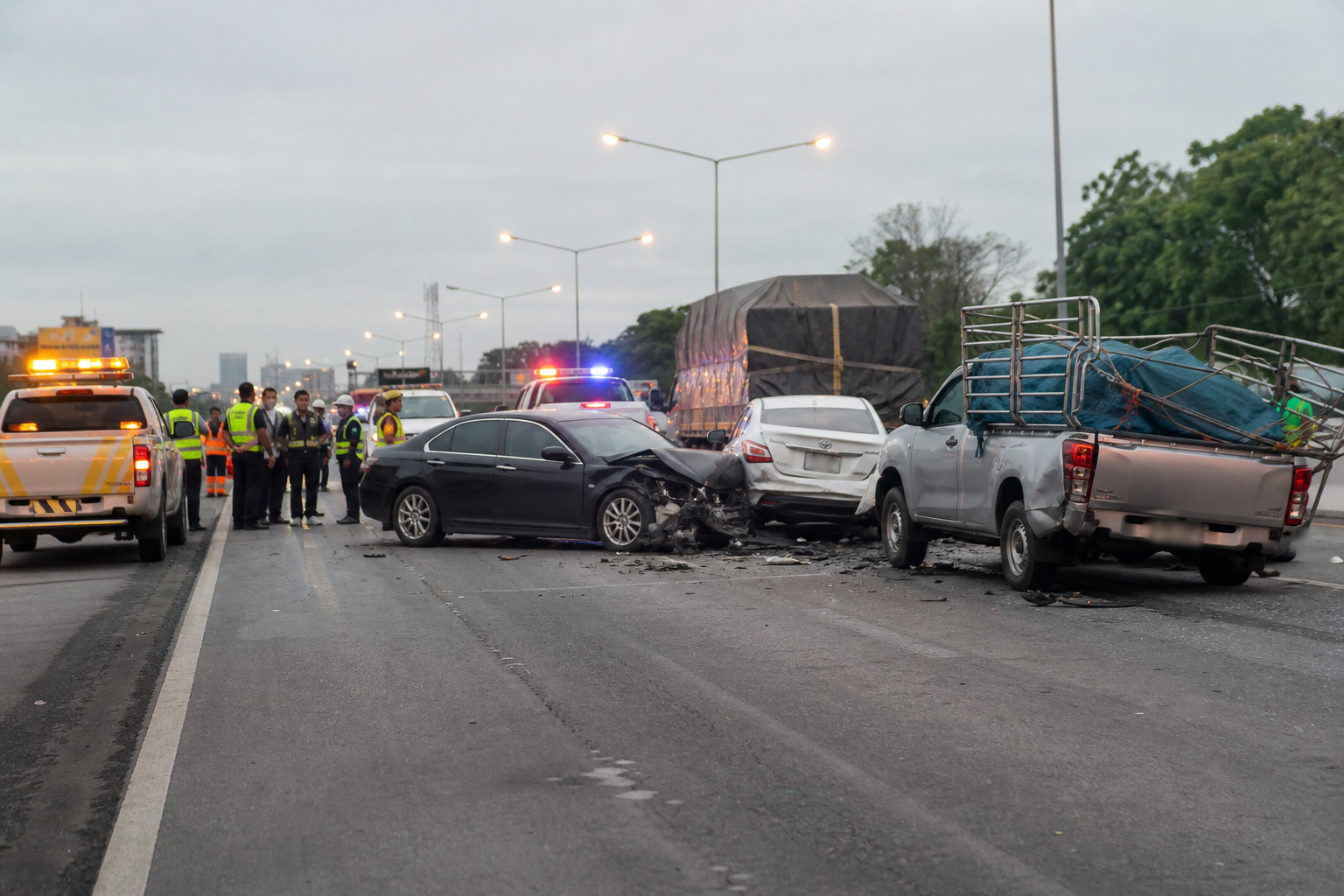 Story 2 Motorway Pileup on Sai