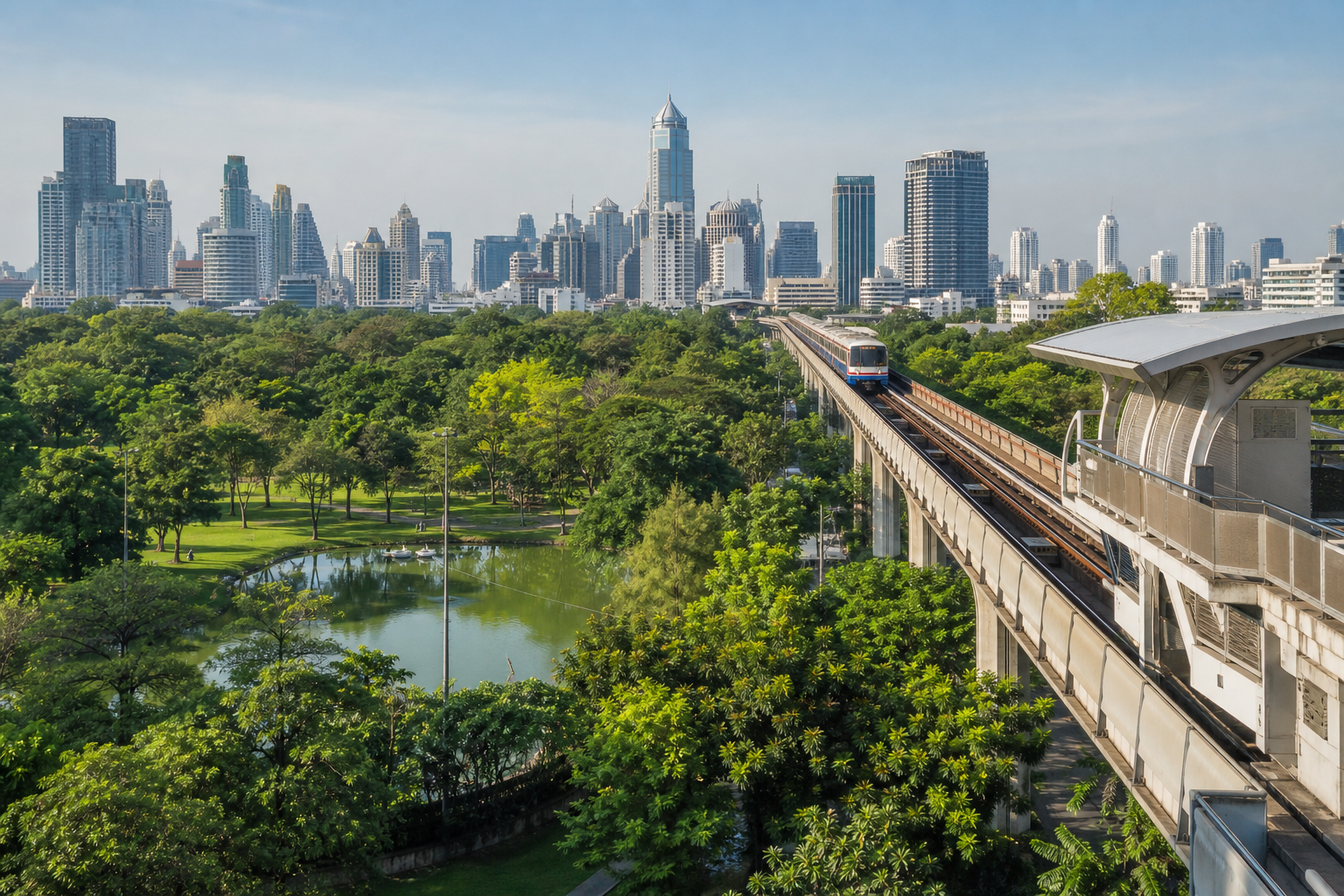 MRT and BTS Access to the New Bangkok Mall