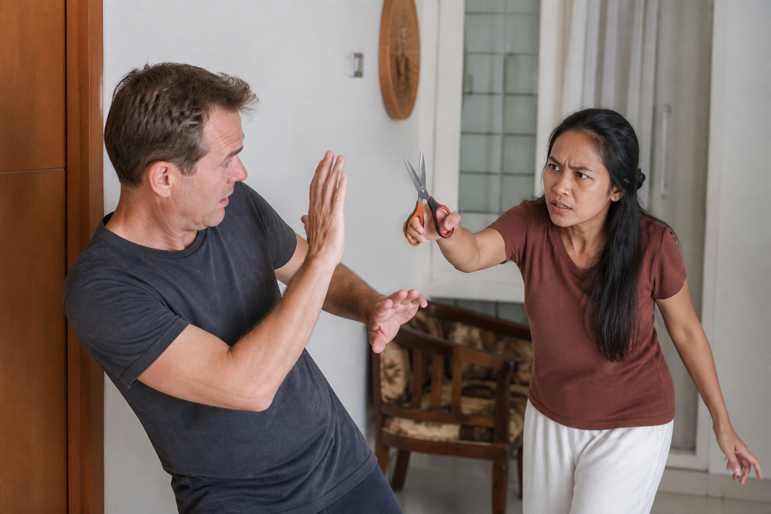 My Wife Attacks Me With Scissors