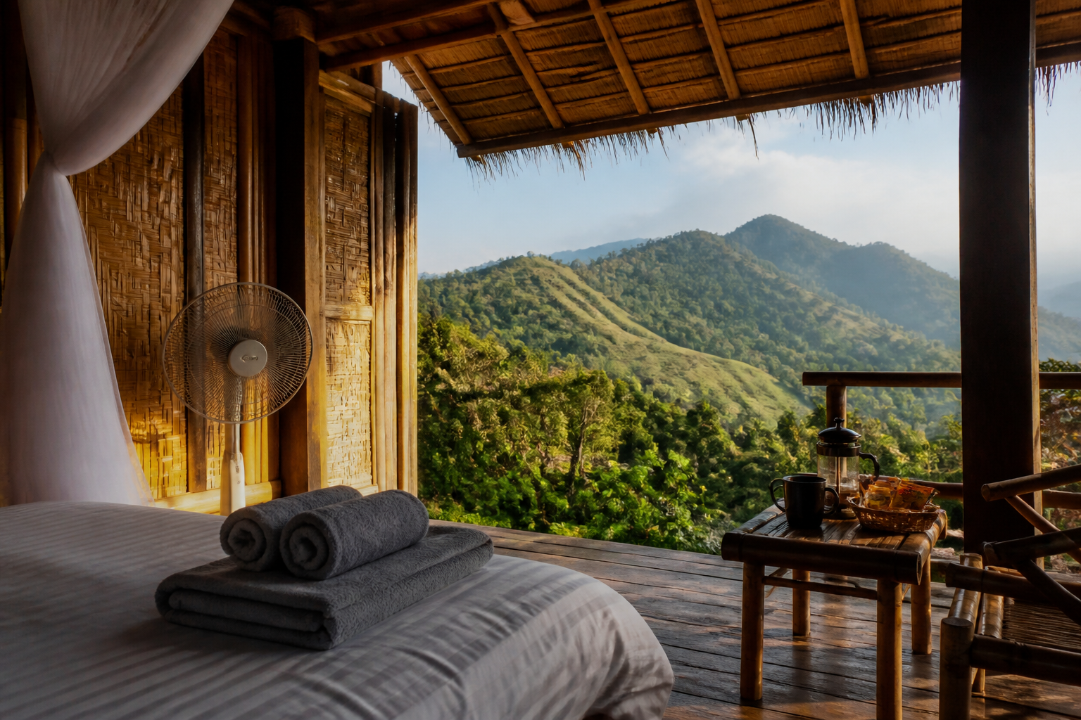 A Cool Nan Homestay with Simple Amenities