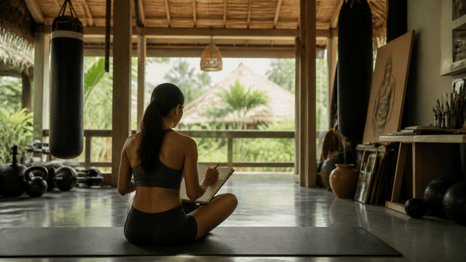On A Fitness Model and Artist
