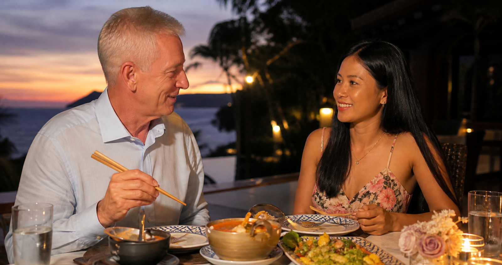 Our First Evening Together in Phuket