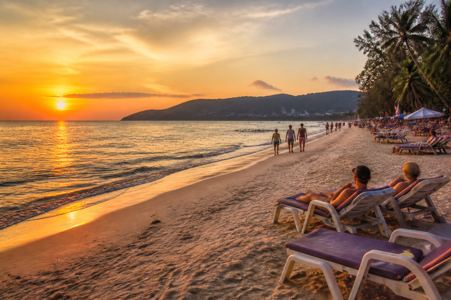 Patong Beach and Low-Season Evening Prices