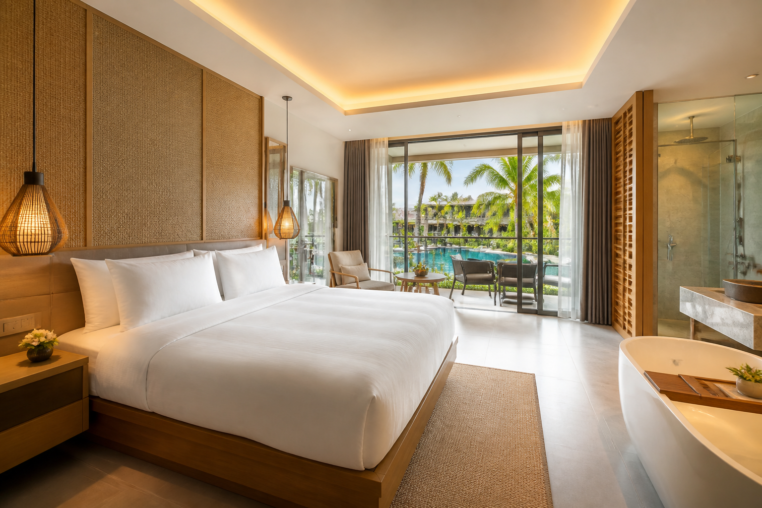 Patong Hotel Room, Pool and Nearby Facilities