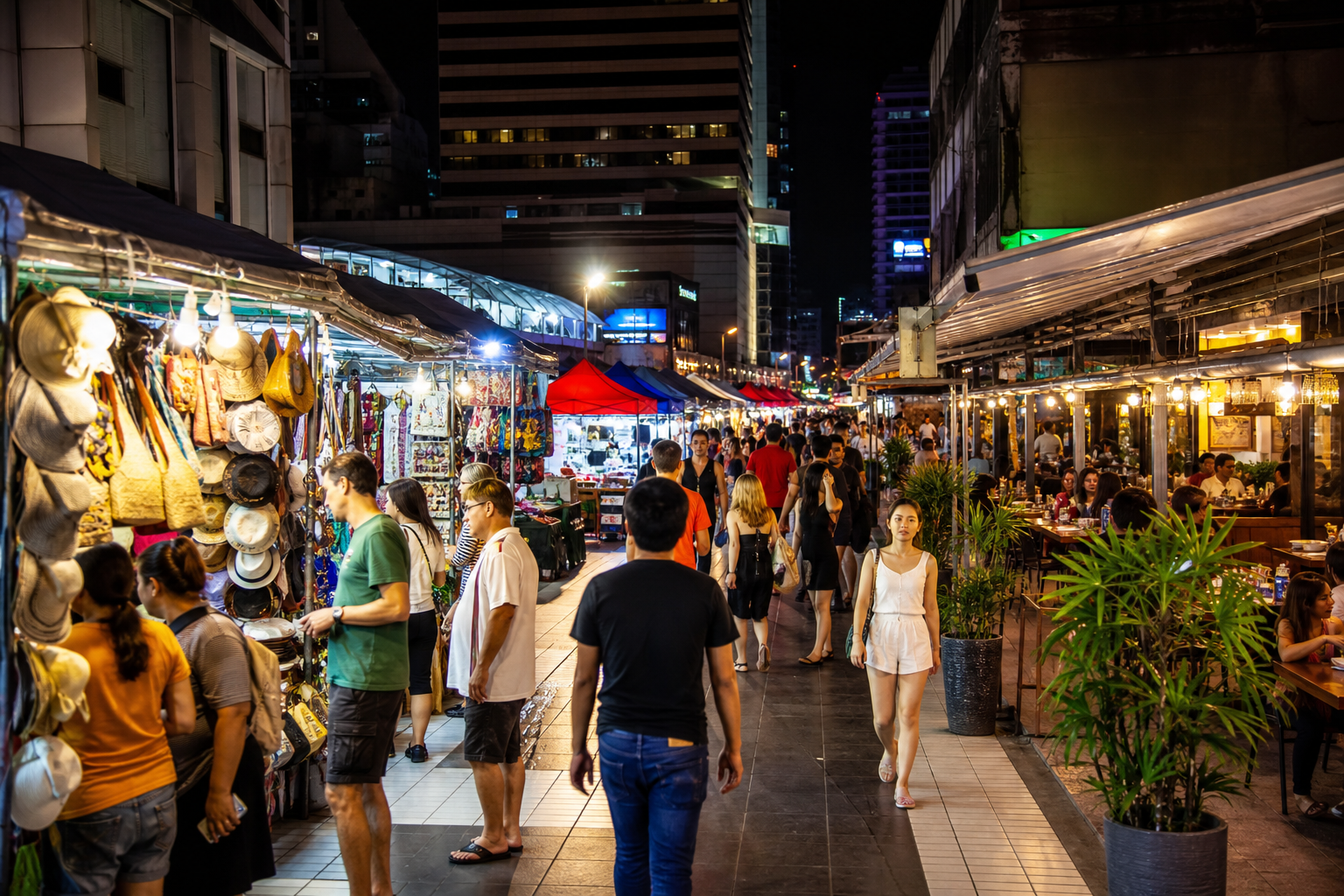 Silom Shopping and Patpong Night Market