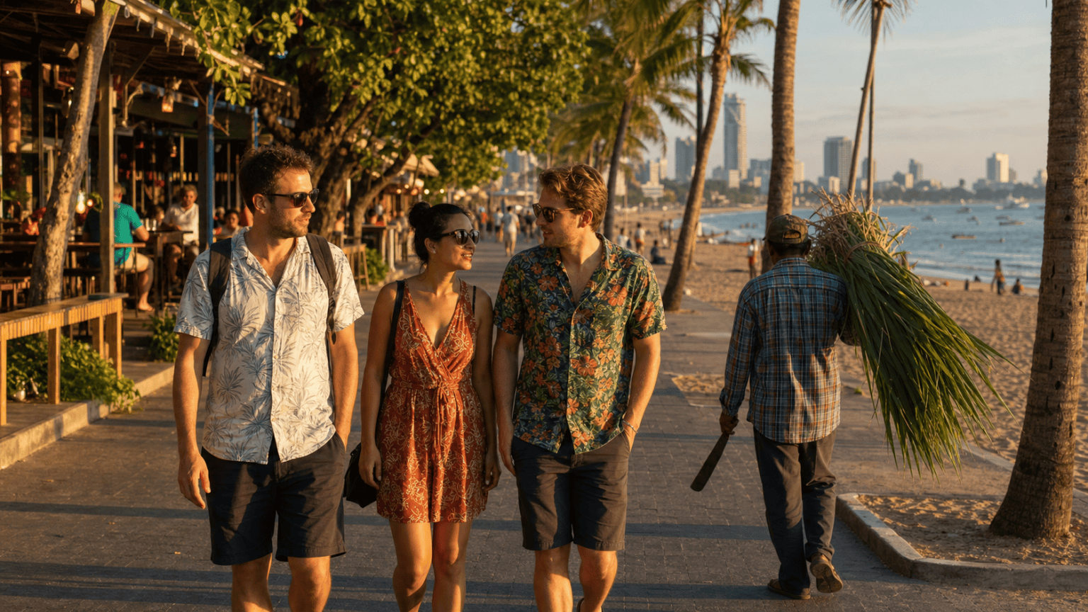 Pattaya Days, Beach Bars, and a Machete