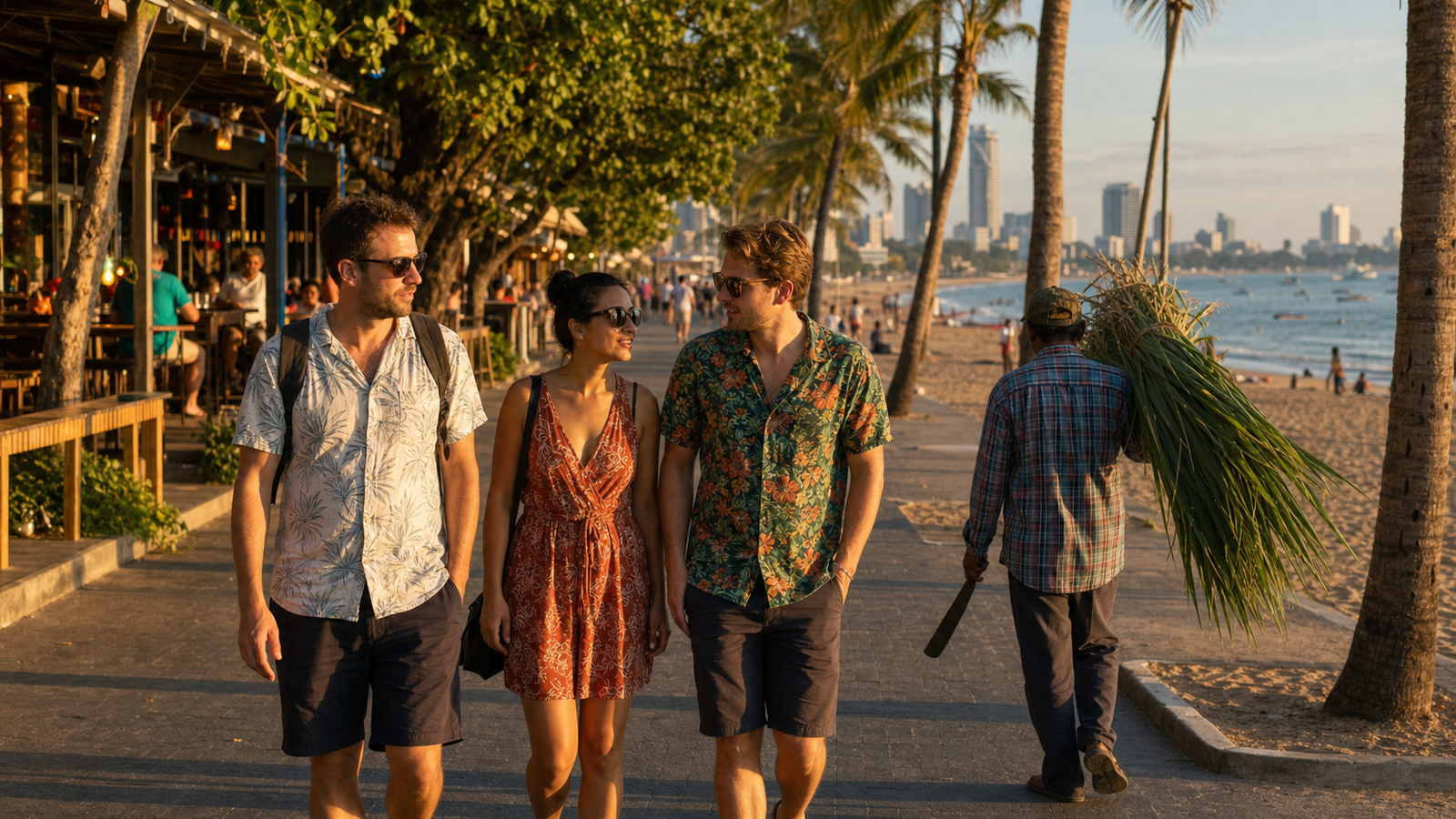 Pattaya Days, Beach Bars, and a Machete