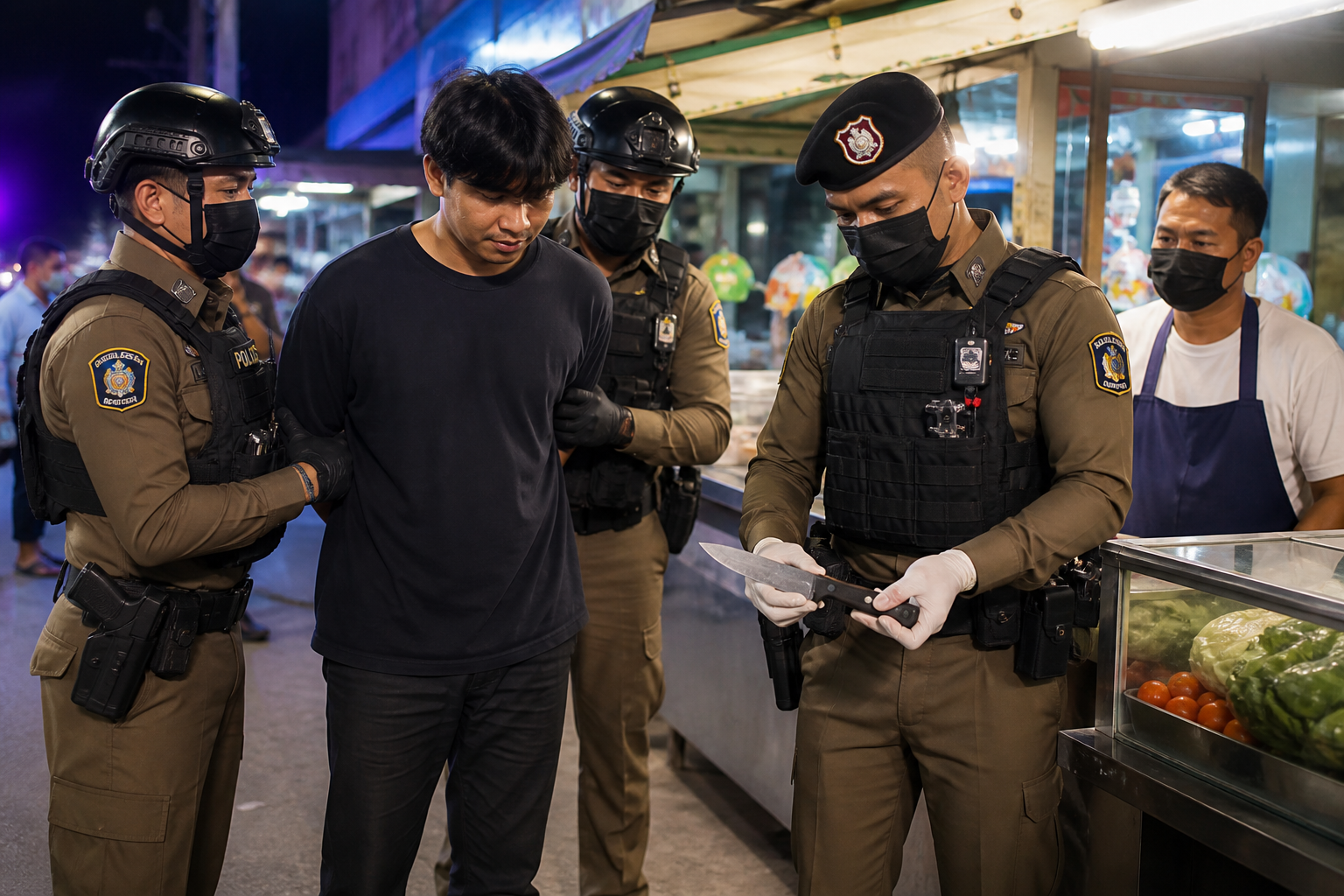 Story 7 Pattaya Knife Attack Arrest