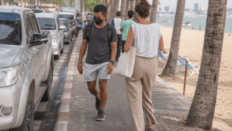 Pattaya Sidewalk Etiquette and Respect