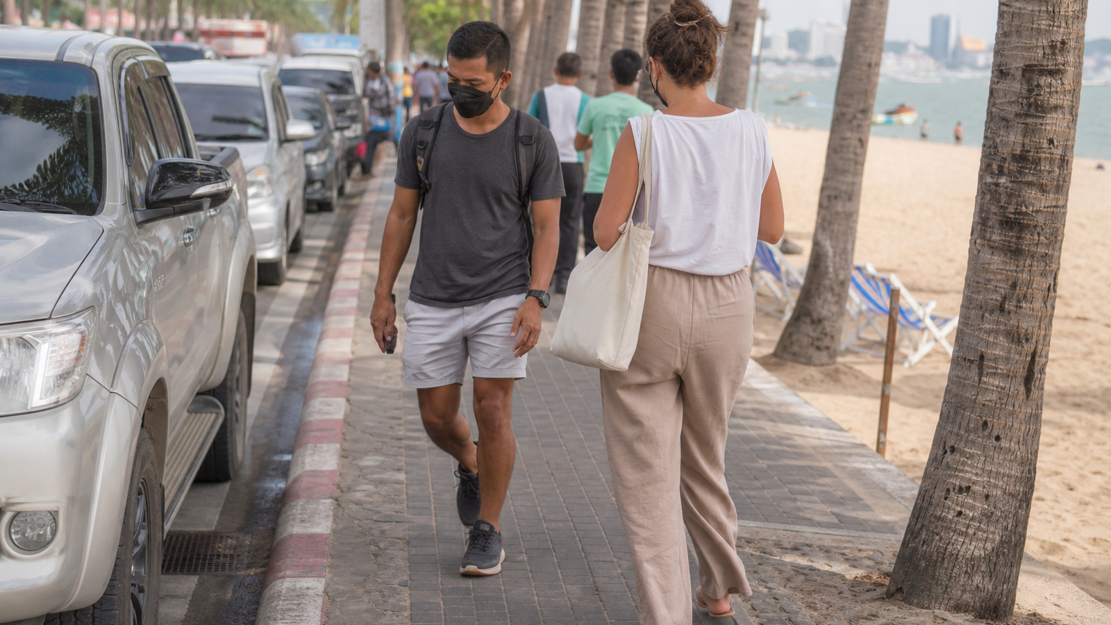 Pattaya Sidewalk Etiquette and Respect