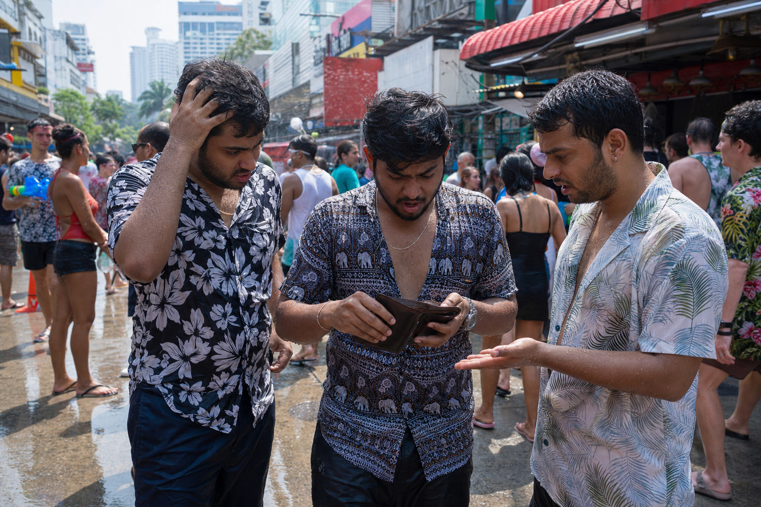 Pattaya Songkran Adventure, Lost Wallet, and 21,000 Baht Bar Tab