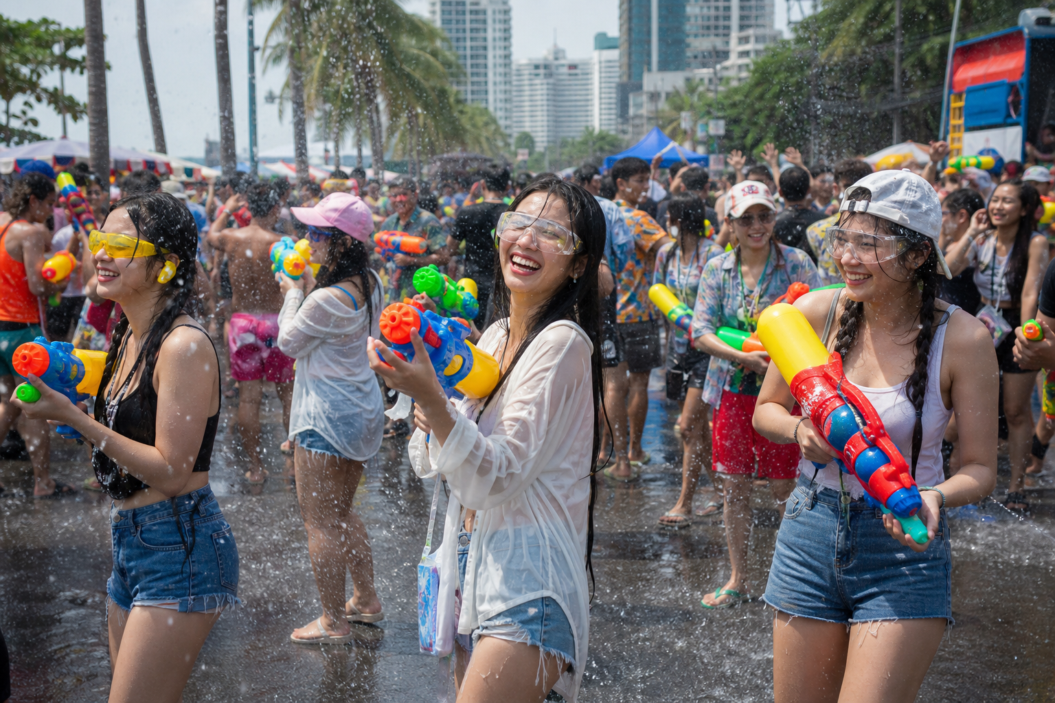 Getting Around During Songkran