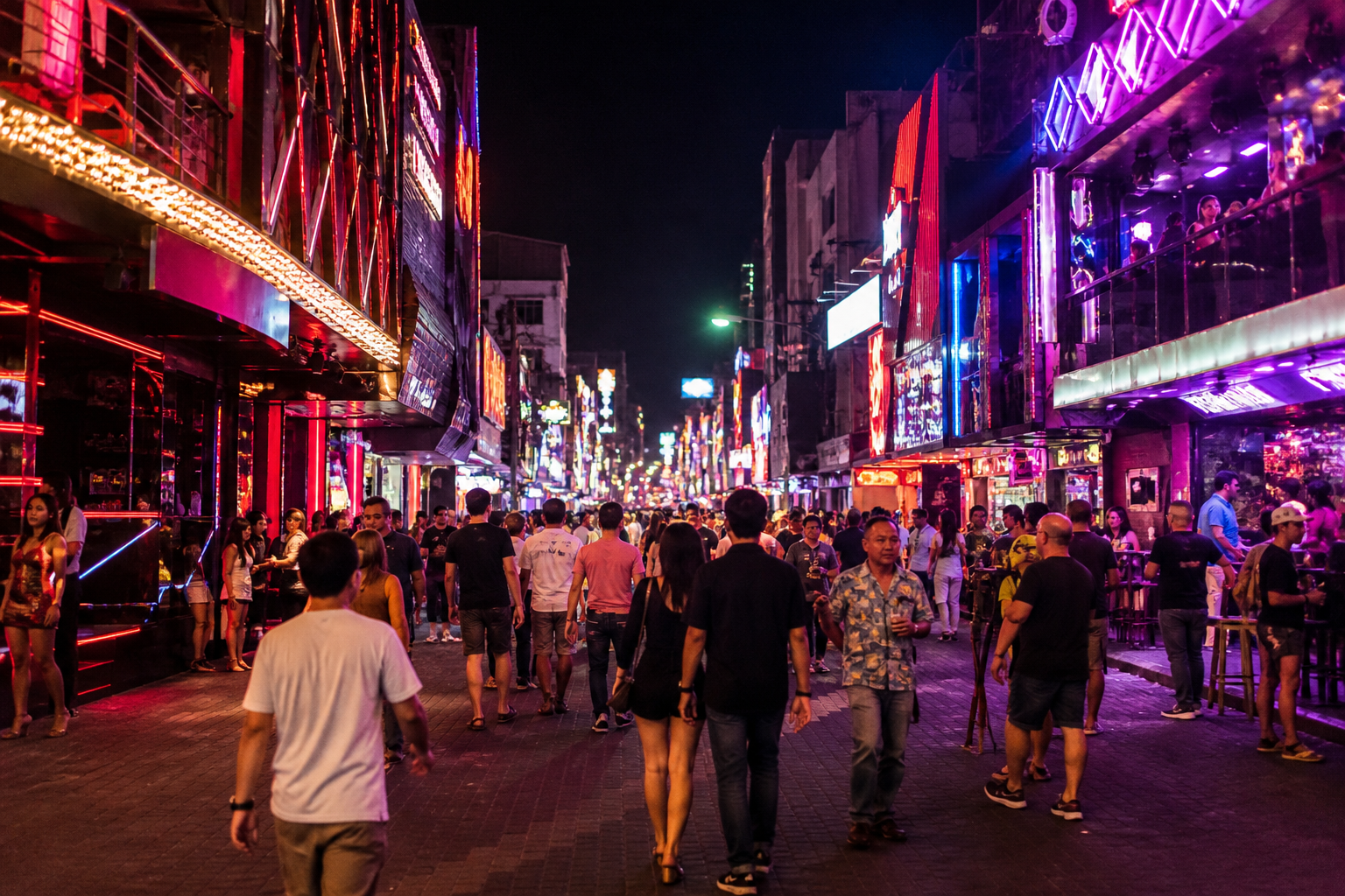 Walking Street Pattaya and the Return to Bangkok