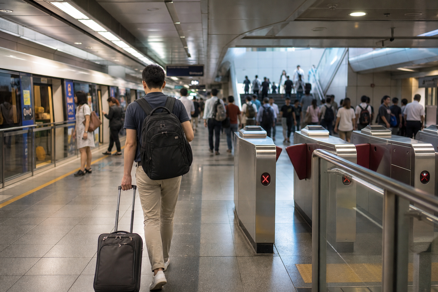 Prakanong to Asok and the MRT Transfer