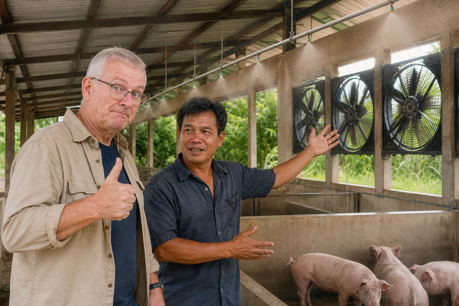 Prasert's Australian Pig Farm Ventilation Project