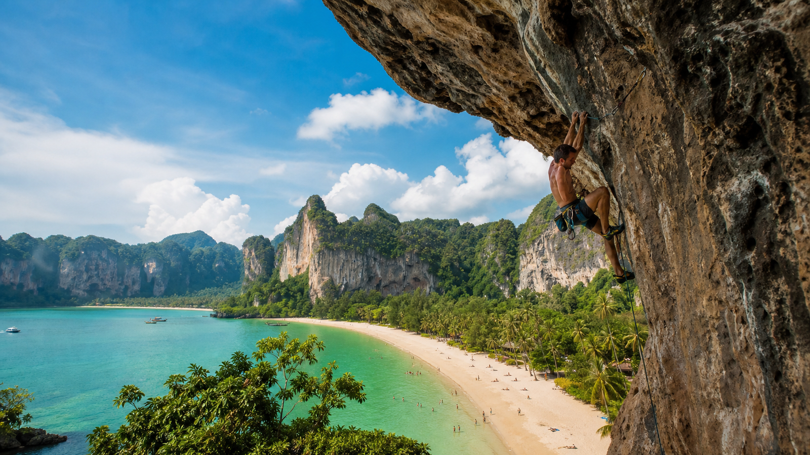 Railay Beach for Beaches and Rock Climbing