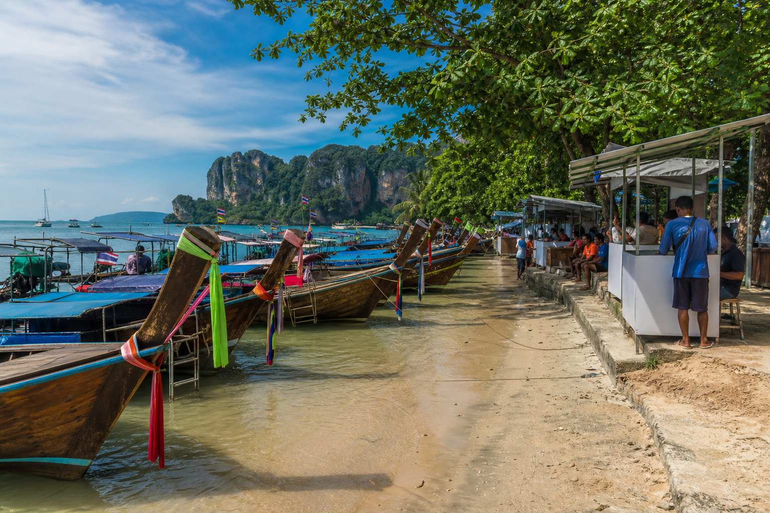 Railay Beach Longtail Boat Times and Prices