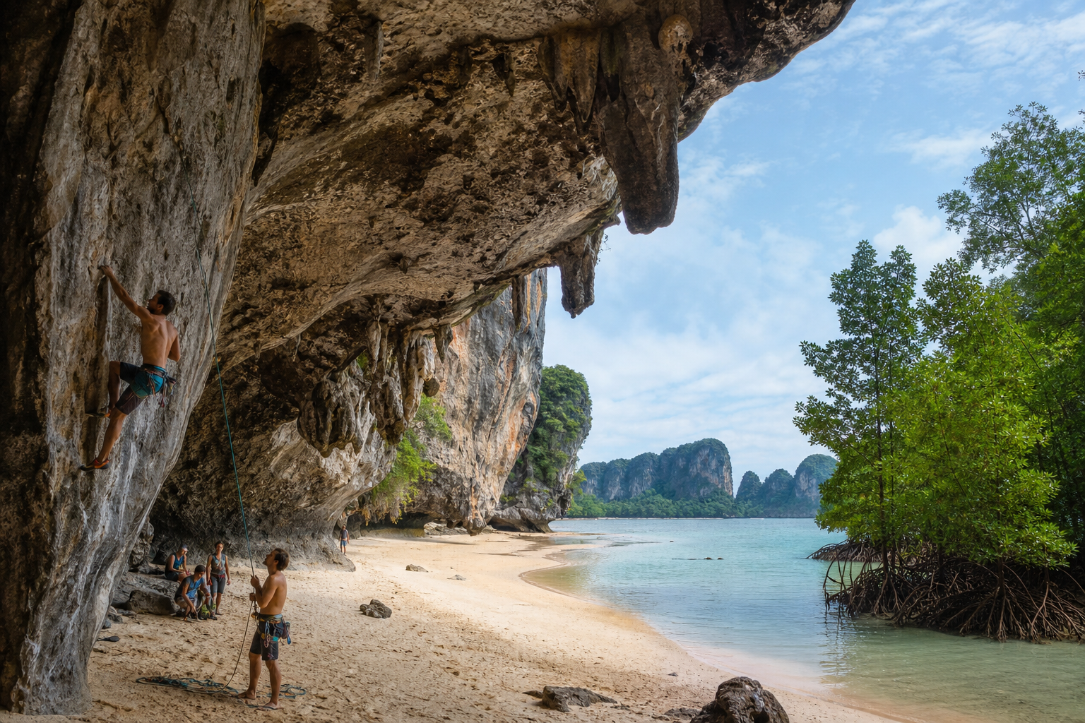 Railay Caves Hidden Beaches and Adventure Activities