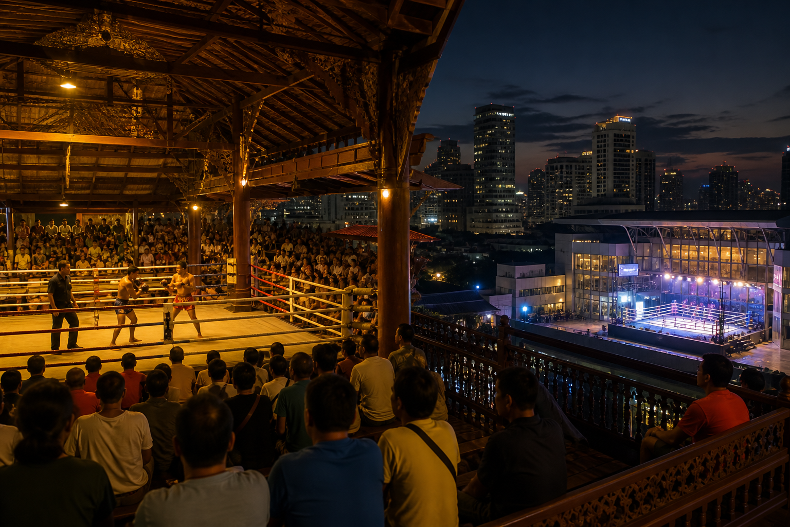 Rajadamnern Stadium or Lumpinee Stadium