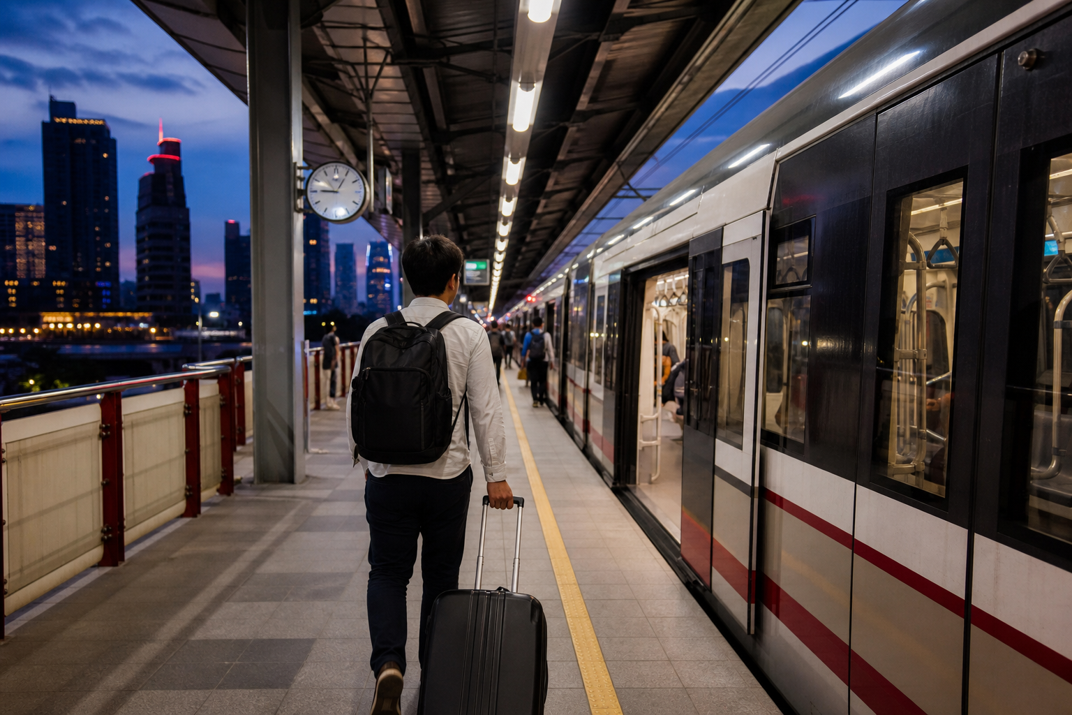 Reaching Phaya Thai Station from Suvarnabhumi Airport