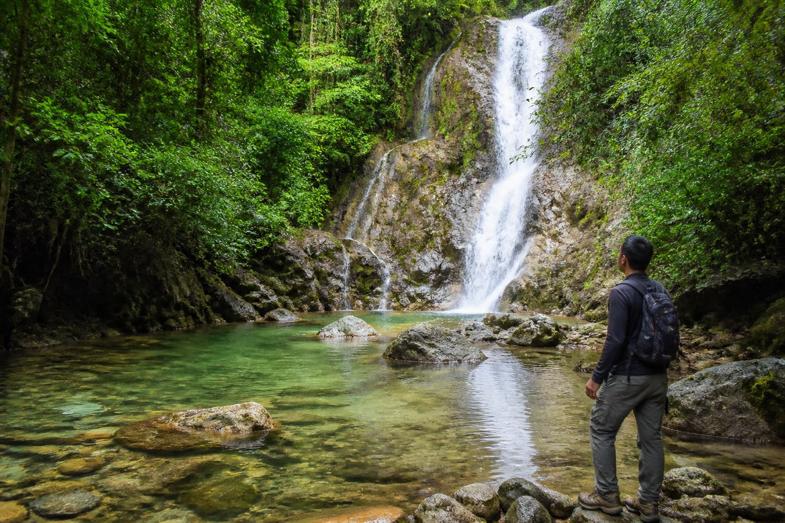 Reaching Ton Kloi Waterfall