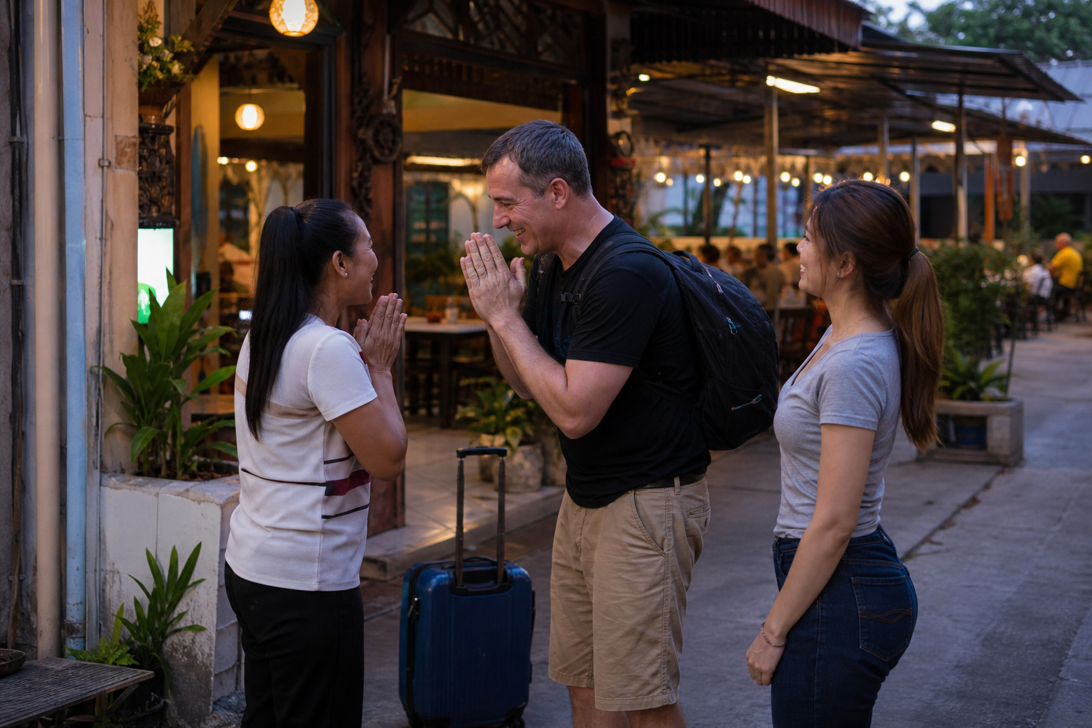 Reconnecting with Pom in Khon Kaen after months of online messages
