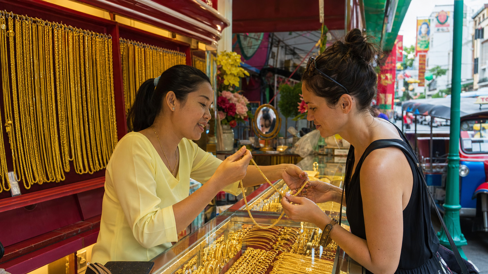 Replacing Cash Payments with a Gold Necklace
