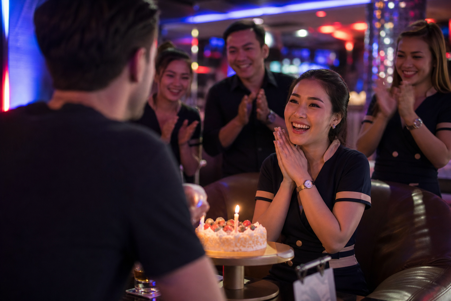 Returning to the Go Go Bar for Her Birthday
