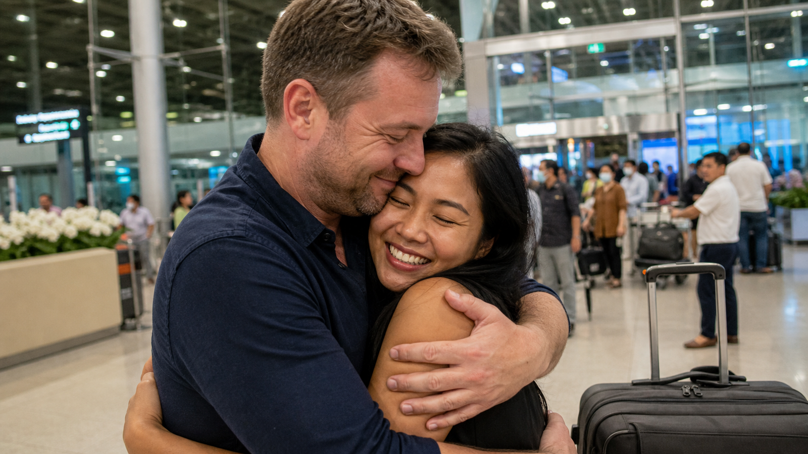 Reunited at the Airport