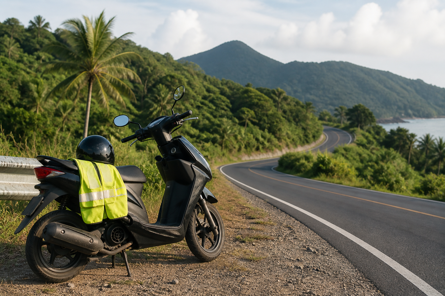 Riding Motorbikes Without Proper Protection in Phuket