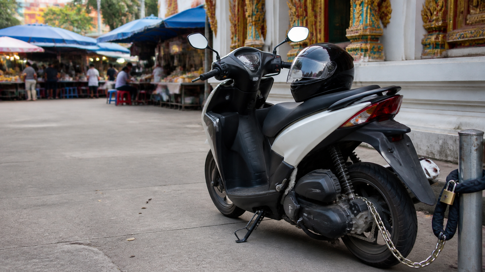 Secure Scooter and Bike Parking