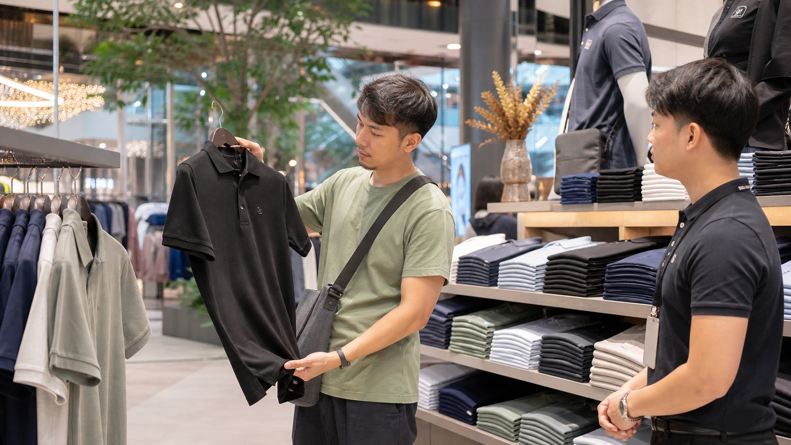 Shopping for T Shirts at EmSphere