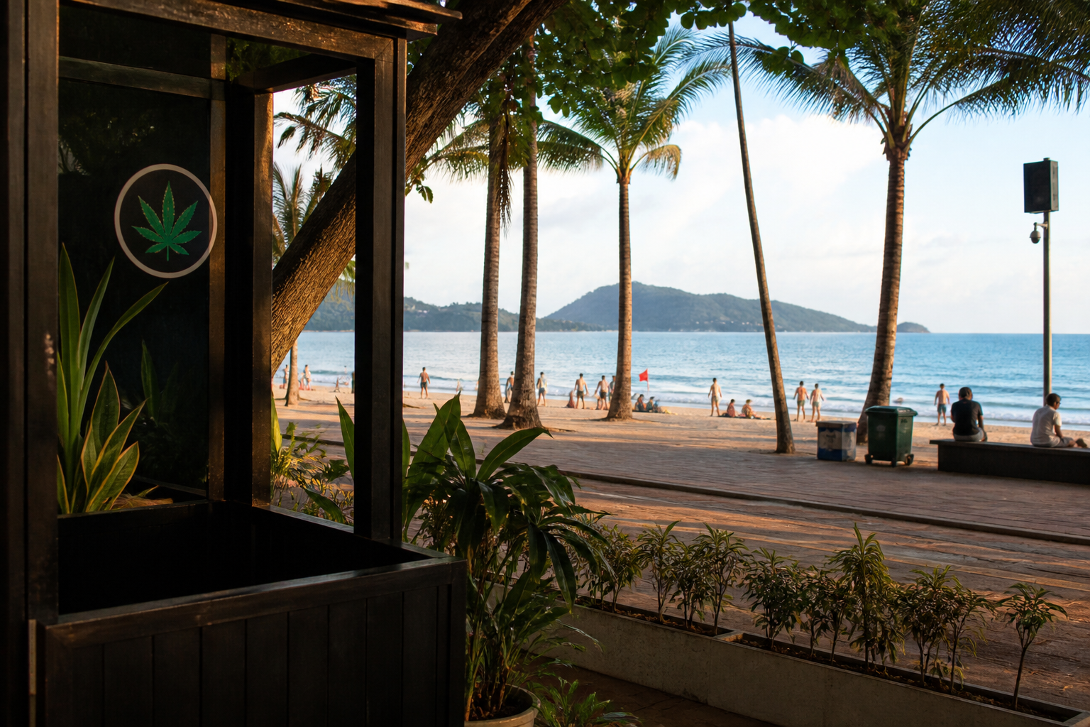 Smoking Cannabis in Public in Phuket