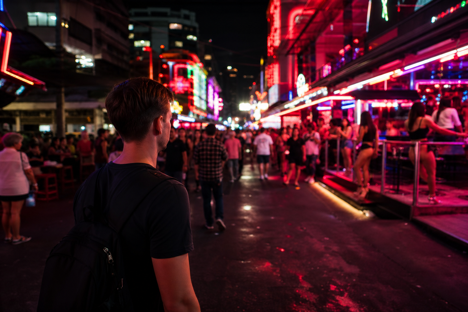 Soi Cowboy Overwhelms Him on the Final Night in Bangkok