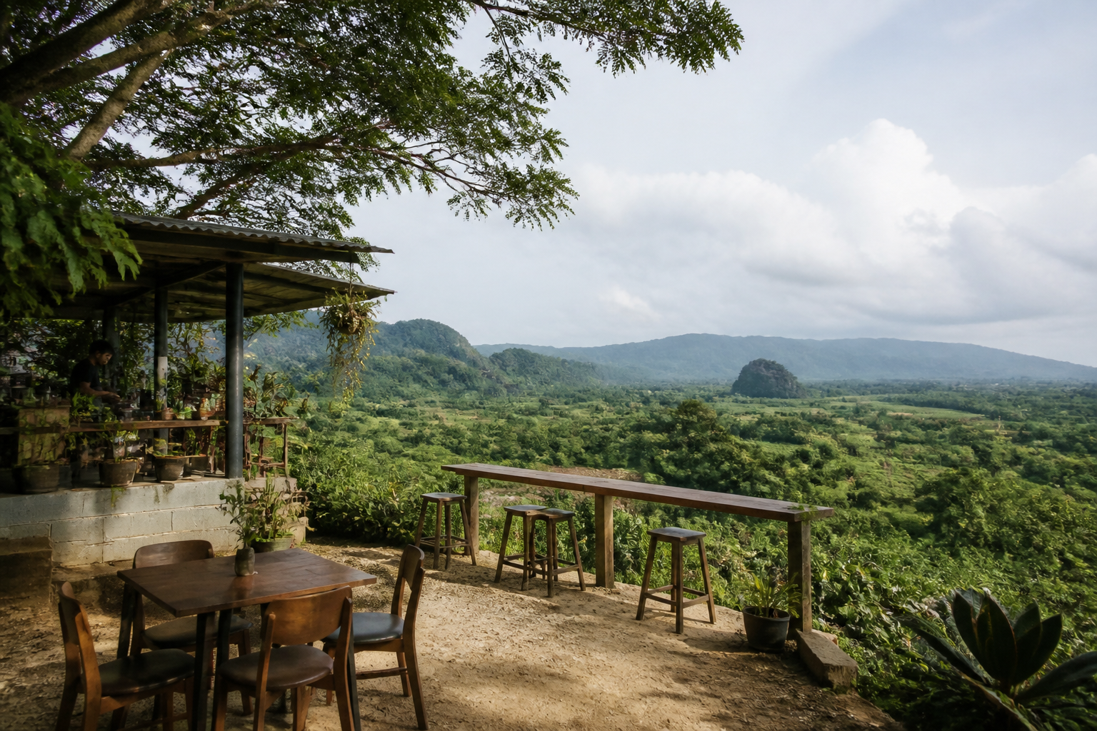 A Hilltop Café and a Slower Travel Pace