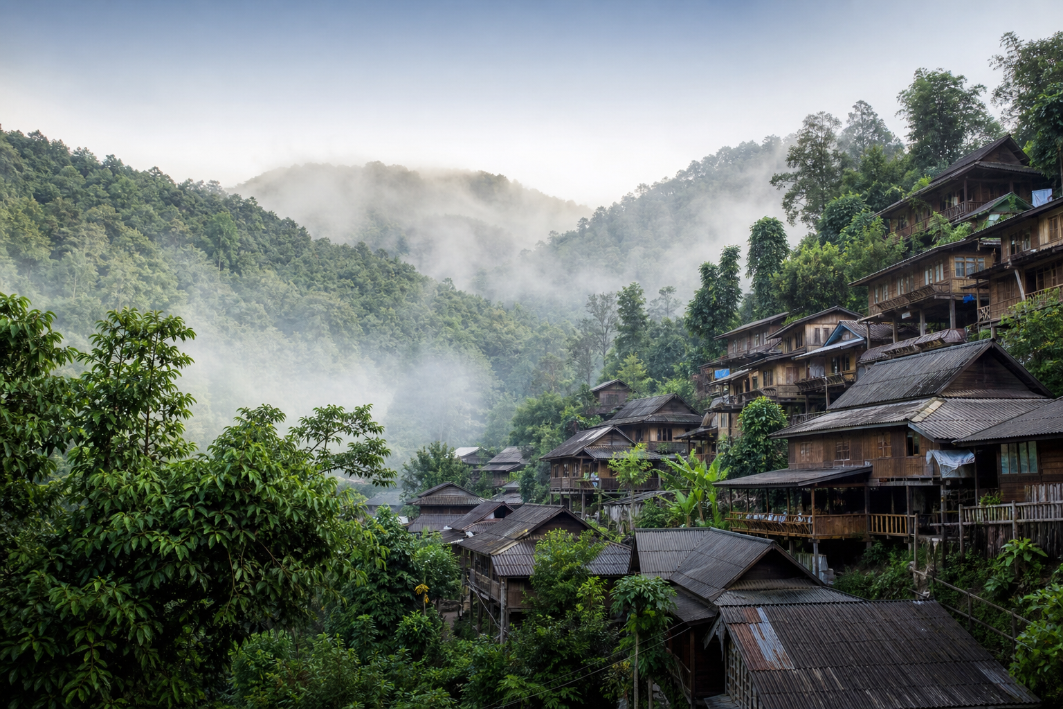 Staying in a Mae Kampong Homestay