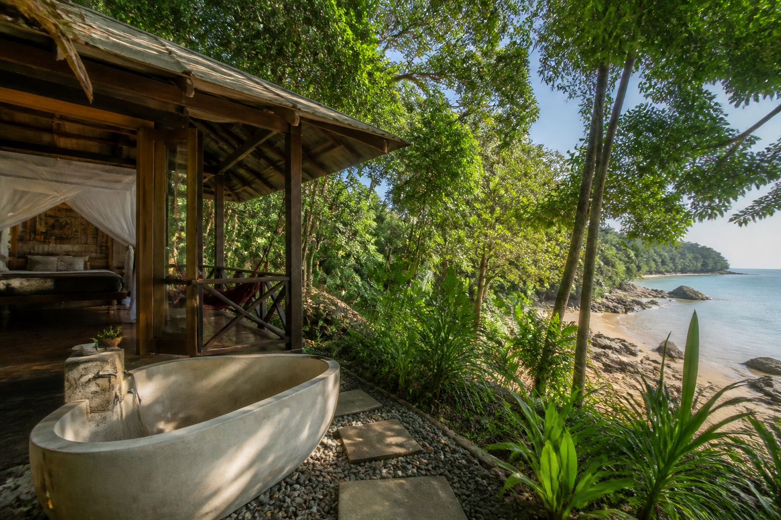 Staying Near Lonely Beach