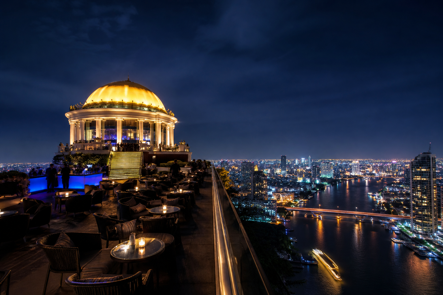 Story 12 Lebua Sky Bar at Night