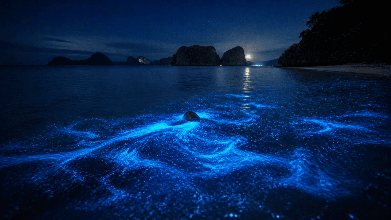 Story 2: Swimming With Bioluminescent Plankton