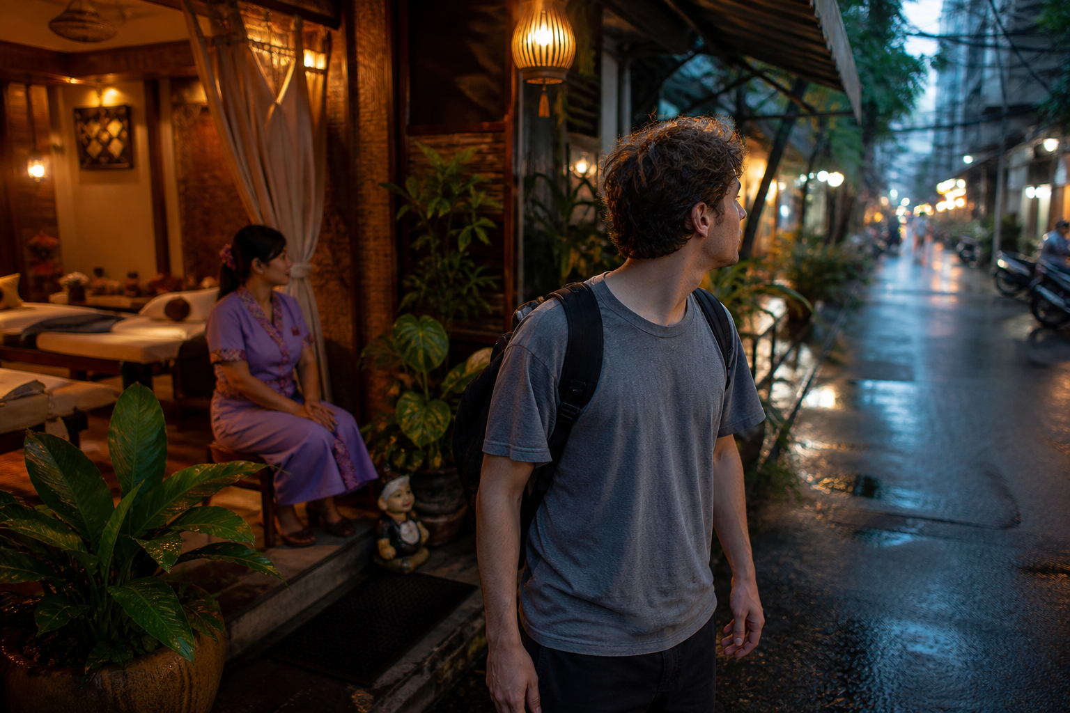 Story 2: Searching for Lisa in a Bangkok Massage Shop