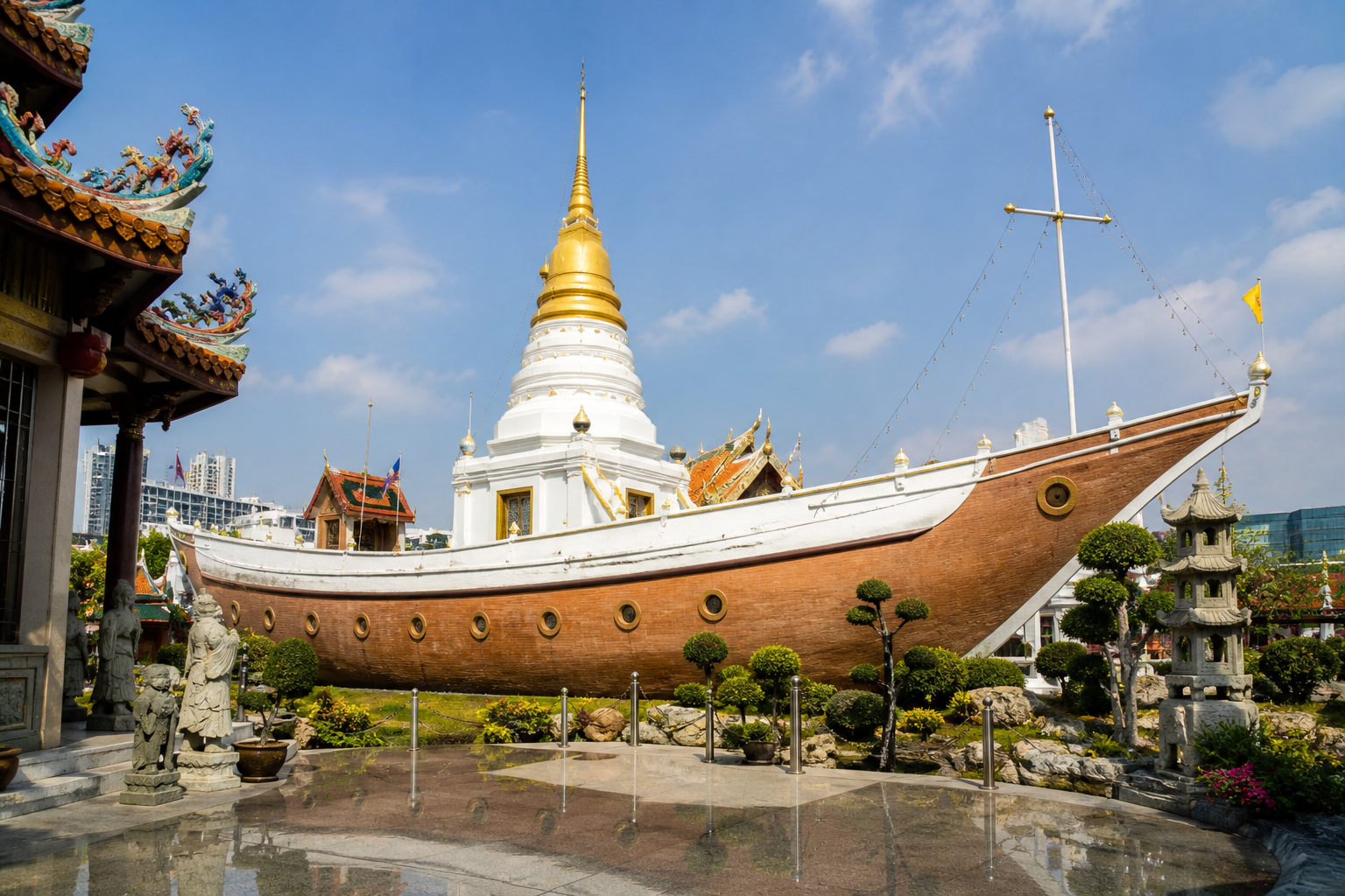 Story 9 Wat Yannawa Boat Temple