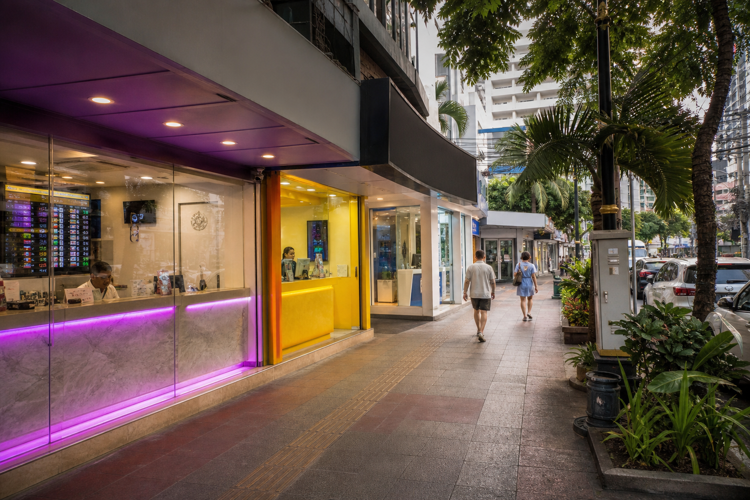 Sukhumvit Exchange Shops and Better Rates