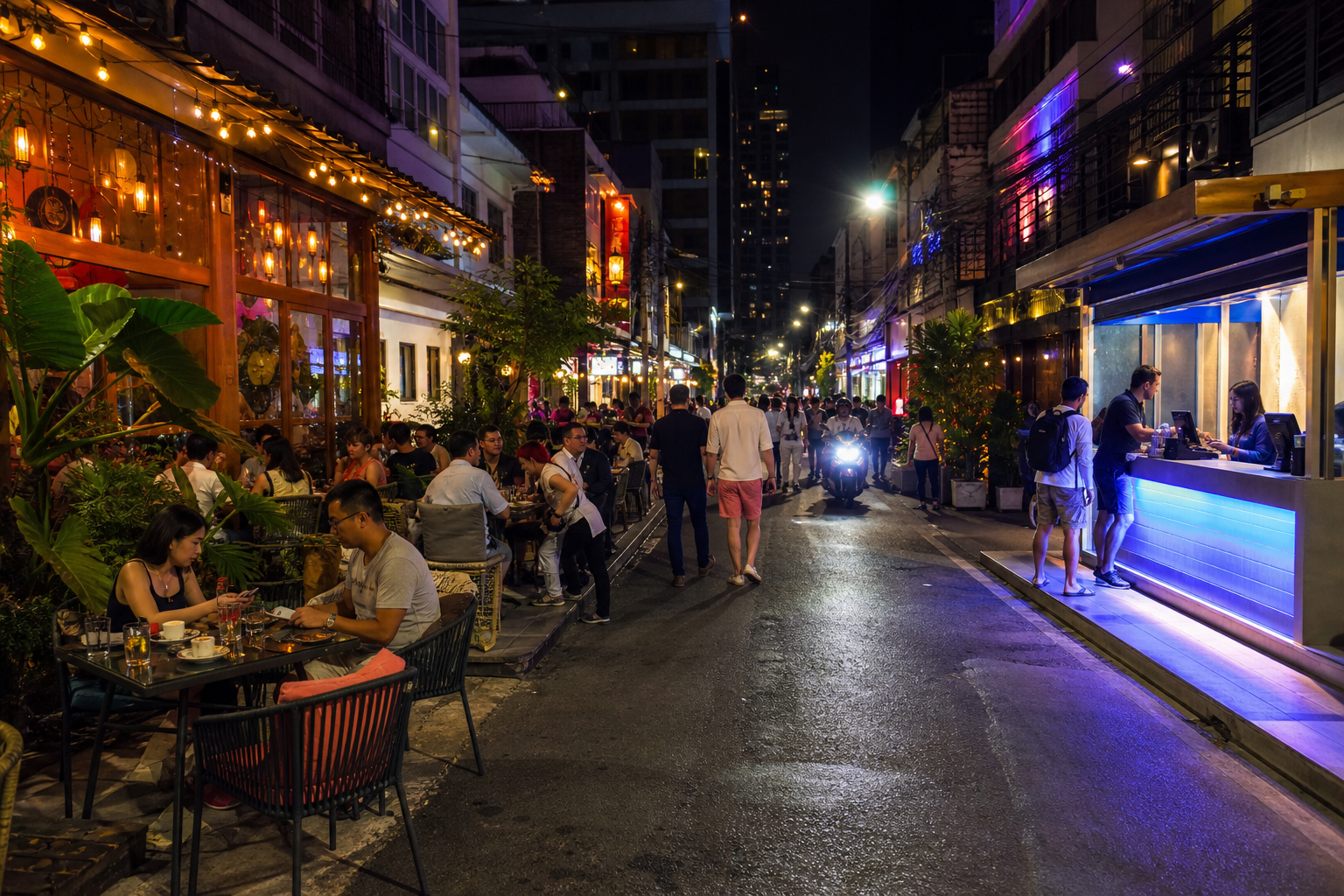 Siam After Dark: Walking Streets and Weekend Events