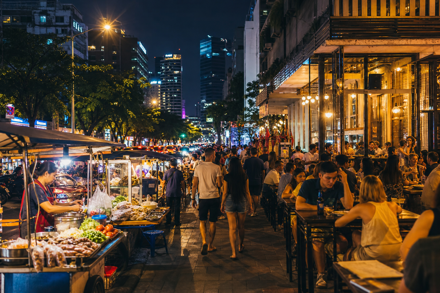 Sukhumvit Street Food and Nightlife Prices