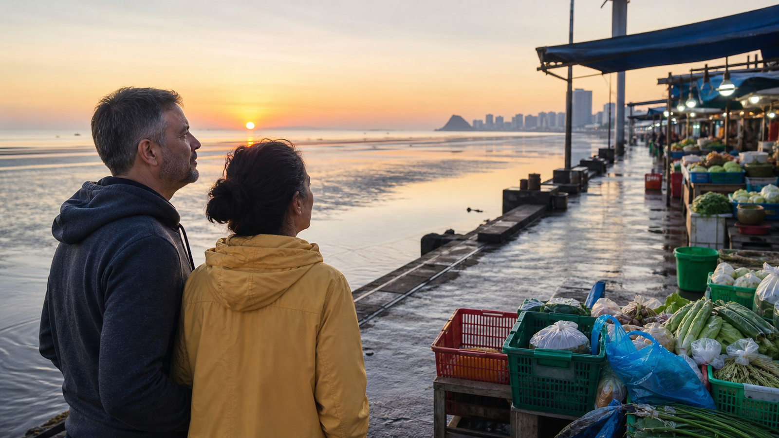 Sunrise and the Fresh Market on Soi 55