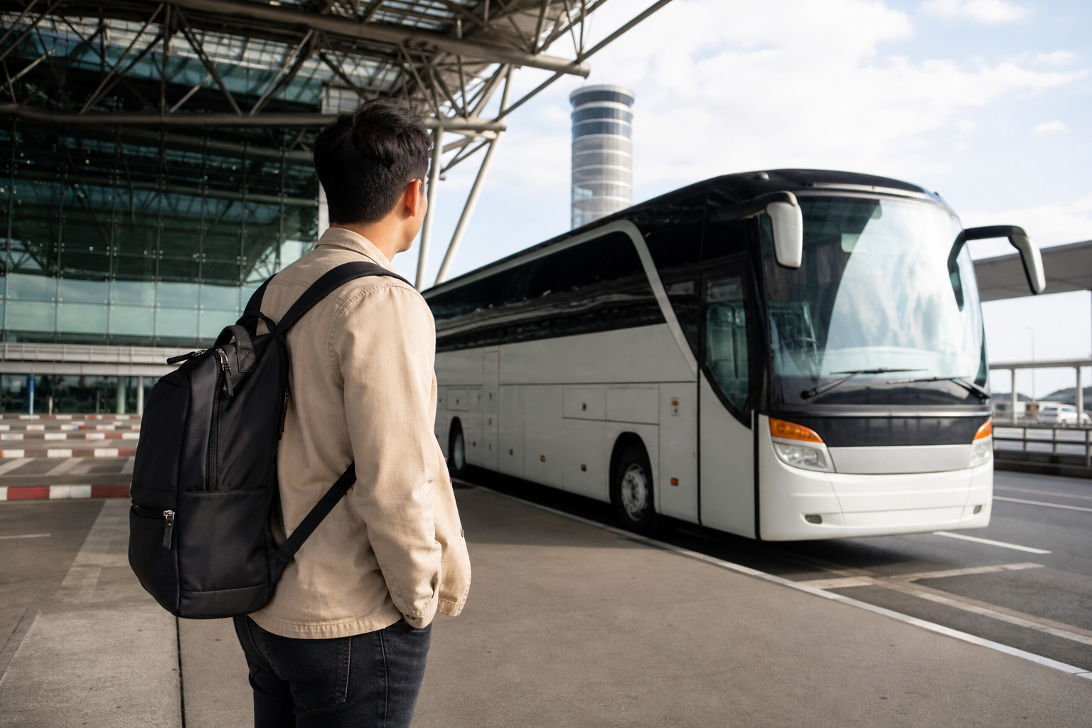 Taking the Bus from Suvarnabhumi Airport to Pattaya