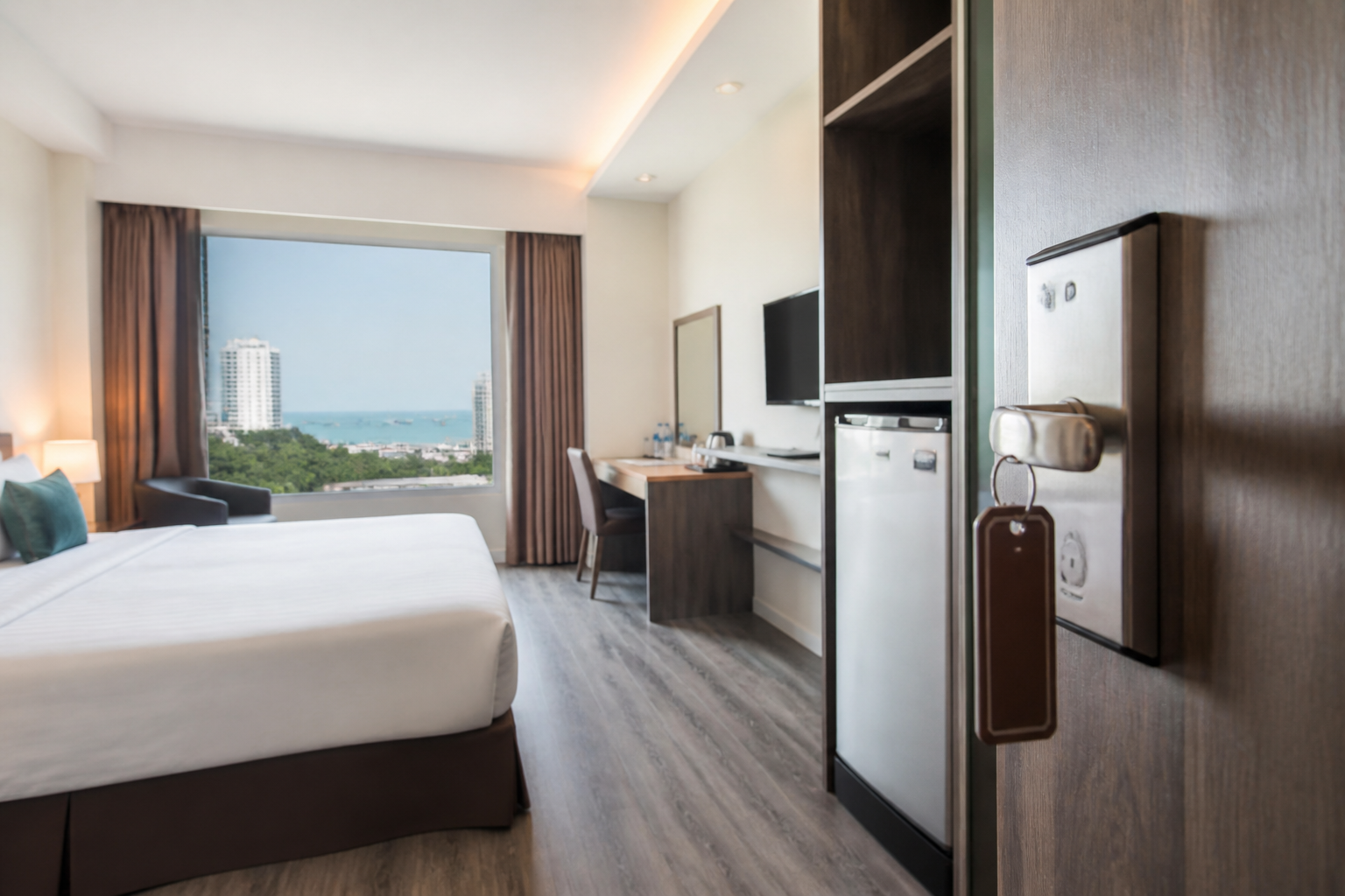 Check the Room, Location, and Total Price