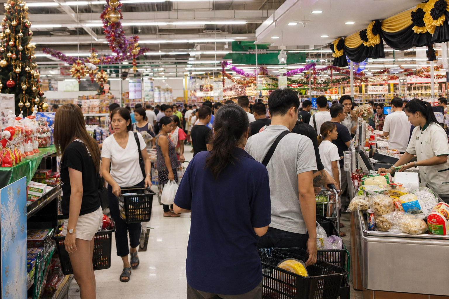 Expect Grocery Queues During the Festive Season